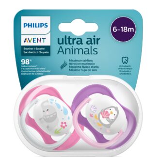 Sucette Philips Avent  Nuit Ultra Air SCF376/14 - 6 à 18 mois -