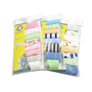 Baby handkerchief or towel Multicolor - 8pcs