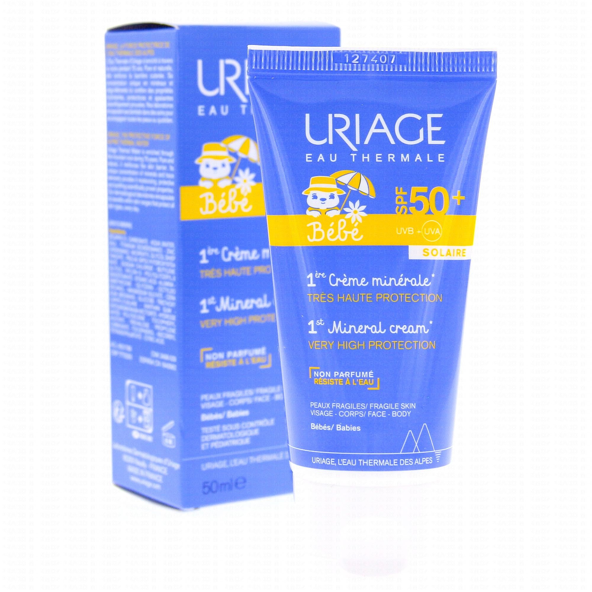 URIAGE 1ERS SOINS BÉBÉ - 1ÈRE CRÈME MINERALE SPF50 ( 50 ML )