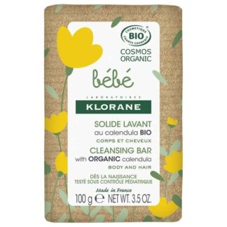 Savon bébé Corps et Cheveux au Calendula Bio KLORANE 100g