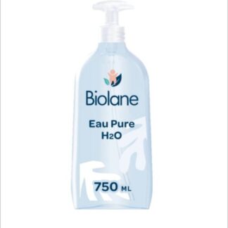 Eau nettoyante bébé Visage Corps et Siège Sans rinçage BIOLANE
le flacon pompe de 750mL