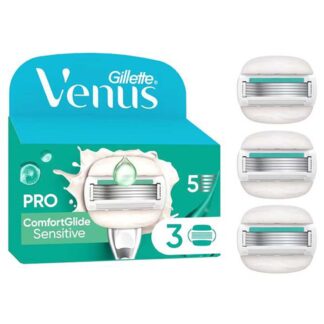 recharges Gillette Venus Pro ComfortGlide Sensitive. 