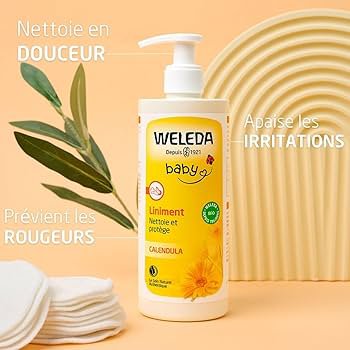 Liniment Bébé au Calendula de Weleda. 400ml – Image 3