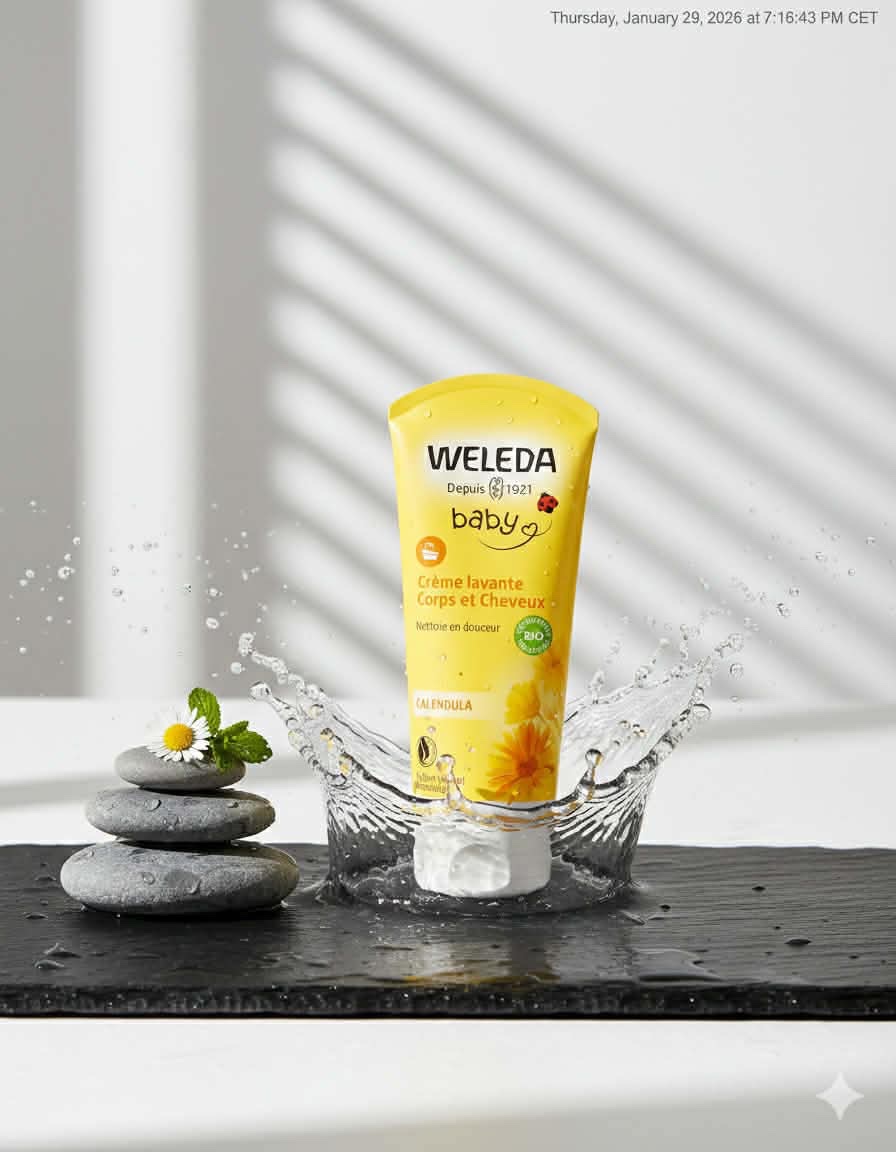 Weleda Baby – Crème lavante Corps et Cheveux