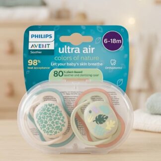 Philips Avent – Sucettes Ultra Air « Colors of Nature » (6-18)
