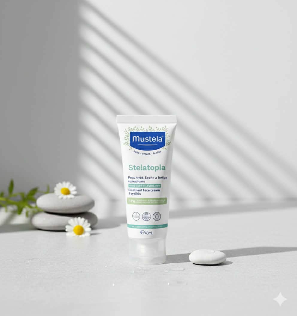Crème Émolliente Visage Stelatopia