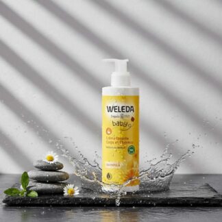 Weleda Baby – Crème lavante Corps et Cheveux.