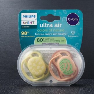 Philips Avent – Sucettes Ultra Air « Colors of Nature » (0-6)